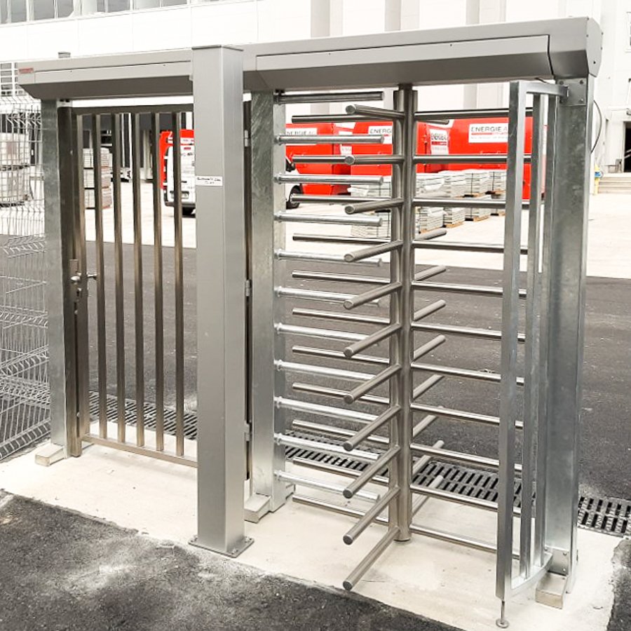 Ihre mannshohe Drehkreuze, unser Service.